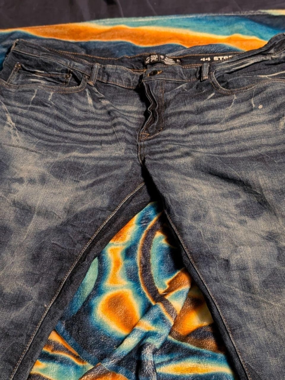 PRPS Demons Dark Indigo Wash Mens 44" Waist